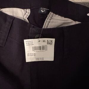 Men's Navy Flex Fit Pants